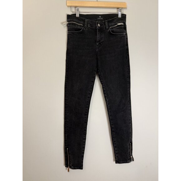 Anine Bing Women's Black Jax Skinny Cut Jeans Size 24 NEW $235 [jb] - Picture 7 of 9